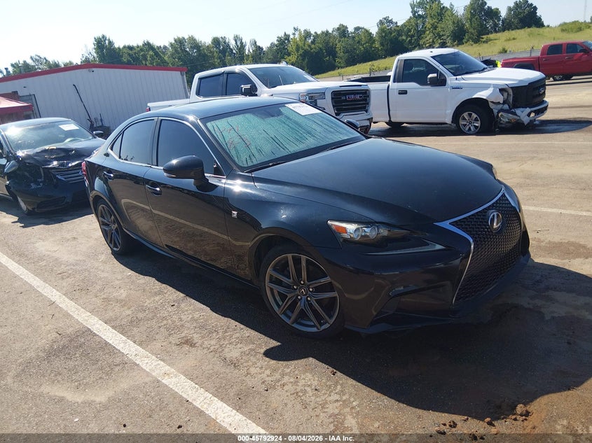 2015 Lexus Is VIN JTHBF1D20F5064445 IAAI salvage auction — FRESH WATER, Salvage (Tennessee), sold $3,100 on 2026-09-06 (photo 1)