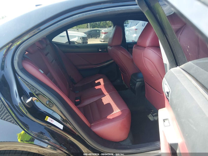 2015 Lexus Is VIN JTHBF1D20F5064445 IAAI salvage auction — FRESH WATER, Salvage (Tennessee), sold $3,100 on 2026-09-06 (photo 8)