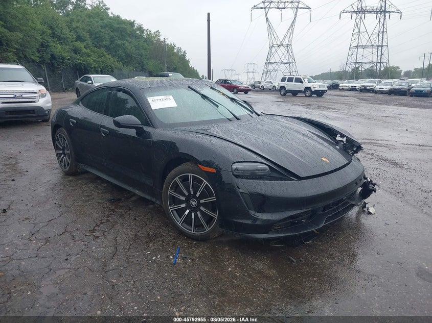 2024 Porsche Taycan VIN WP0AA2Y15RSA11882 IAAI salvage auction — FRONT END, Wait Title, sold $29,550 on 2026-10-03 (photo 1)