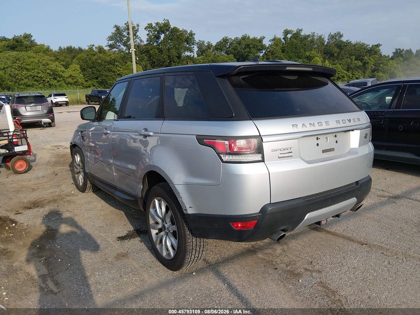 2016 Land rover Range rover sport VIN SALWR2VF1GA646766 IAAI salvage auction — LEFT SIDE, Salvage Title, sold $3,200 on 2026-08-25 (photo 3)