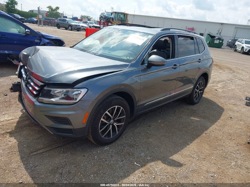 2021 Volkswagen Tiguan VIN 3VV2B7AX2MM092773 IAAI salvage auction — FRONT END, Salvage Title, sold $2,850 on 2026-09-23 (photo 2)