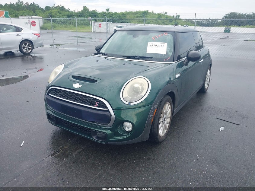 2015 Mini Hard top VIN WMWXP7C54F2A38693 IAAI salvage auction — WATER/FLOOD, Salvage Title, sold $2,000 on 2026-09-03 (photo 2)