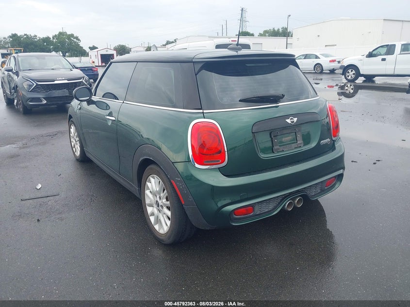 2015 Mini Hard top VIN WMWXP7C54F2A38693 IAAI salvage auction — WATER/FLOOD, Salvage Title, sold $2,000 on 2026-09-03 (photo 3)