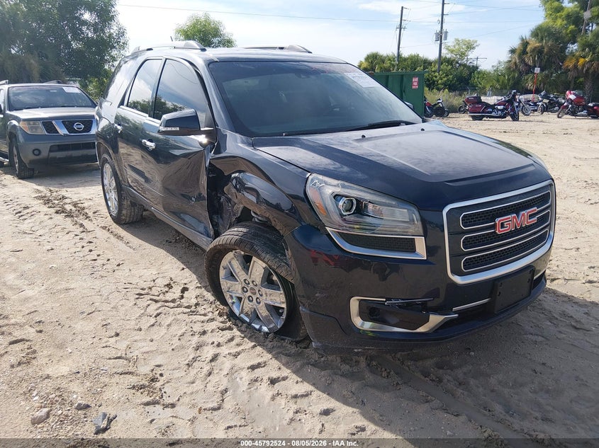 2017 Gmc Acadia VIN 1GKKRSKD6HJ173378 IAAI salvage auction — FRONT END, Salvage Title, sold $1,650 on 2026-09-06 (photo 1)