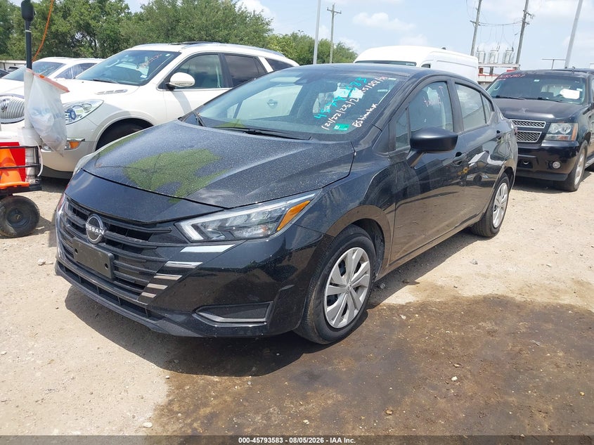 2025 Nissan Versa VIN 3N1CN8DV9SL837082 IAAI salvage auction — FRONT END, Enterprise Vehicles Clear Only (Virginia), sold $11,800 on 2026-08-06 (photo 2)
