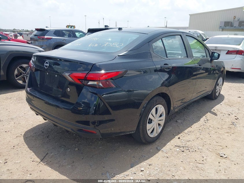 2025 Nissan Versa VIN 3N1CN8DV9SL837082 IAAI salvage auction — FRONT END, Enterprise Vehicles Clear Only (Virginia), sold $11,800 on 2026-08-06 (photo 4)