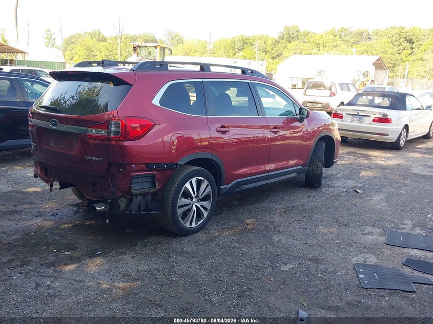 2020 Subaru Ascent VIN 4S4WMAHD6L3434630 IAAI salvage auction — REAR END, Salvage Title, sold $2,700 on 2026-08-26 (photo 4)