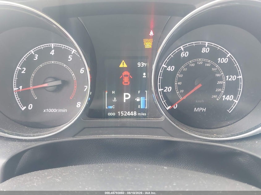 2017 Mitsubishi Outlander VIN JA4AR4AW0HZ028516 IAAI salvage auction — NORMAL WEAR, Salvage Title, sold $2,200 on 2026-08-19 (photo 7)