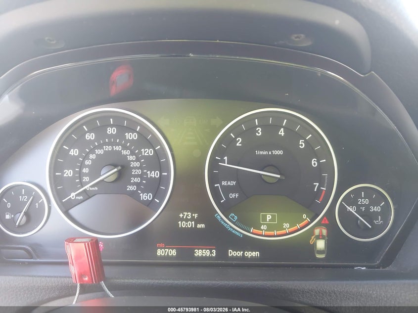 2013 BMW 3 series VIN WBA3C1C5XDF441152 IAAI salvage auction — NORMAL WEAR, Clear - Dealer Only (California), sold $2,025 on 2026-08-10 (photo 7)