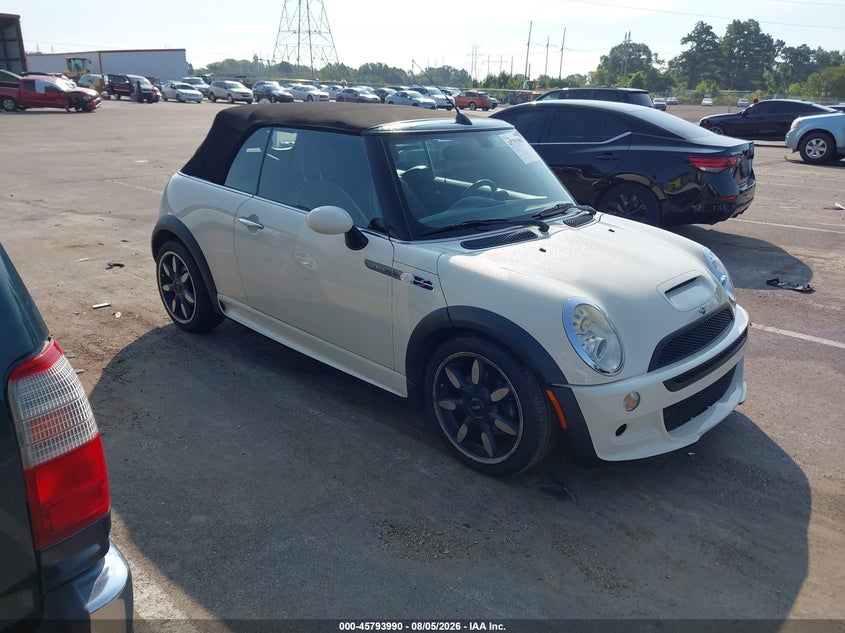 2007 Mini Cooper VIN WMWRH33517TL95255 IAAI salvage auction — NORMAL WEAR, Clear (Tennessee), sold $3,300 on 2026-08-11 (photo 1)