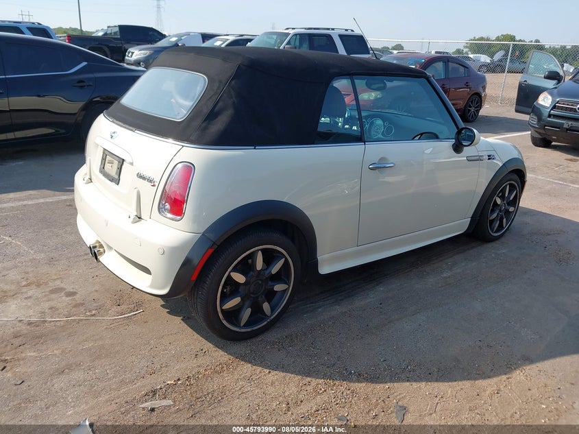2007 Mini Cooper VIN WMWRH33517TL95255 IAAI salvage auction — NORMAL WEAR, Clear (Tennessee), sold $3,300 on 2026-08-11 (photo 4)