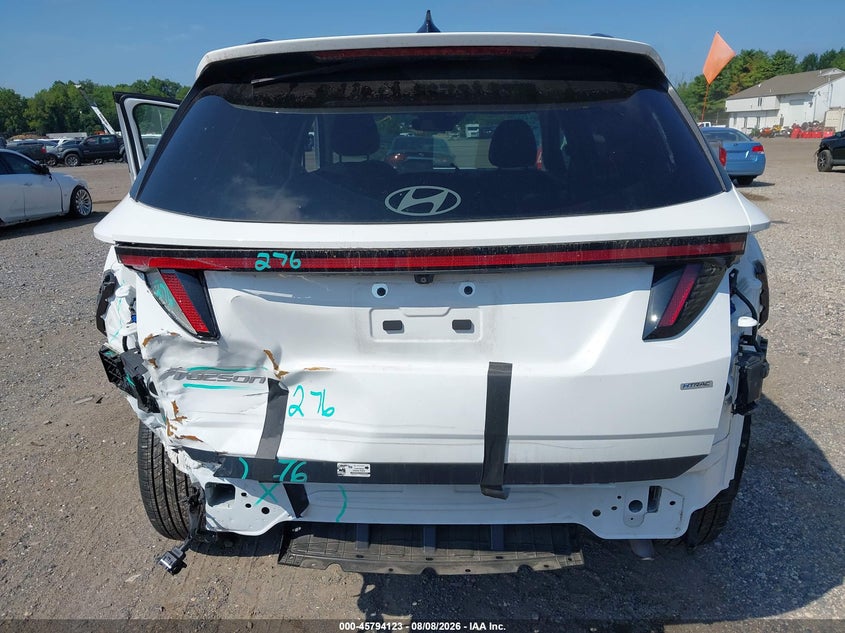 2025 Hyundai Tucson VIN 5NMJCCDE0SH518129 IAAI salvage auction — REAR END, Salvage Title, sold $11,850 on 2026-08-25 (photo 6)