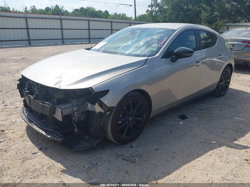 2025 Mazda 3 VIN JM1BPAKM3S1753710 IAAI salvage auction — FRONT END, Salvage Title, sold $13,500 on 2026-08-06 (photo 2)