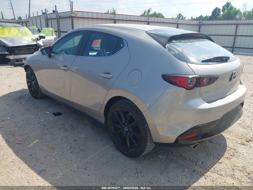 2025 Mazda 3 VIN JM1BPAKM3S1753710 IAAI salvage auction — FRONT END, Salvage Title, sold $13,500 on 2026-08-06 (photo 3)