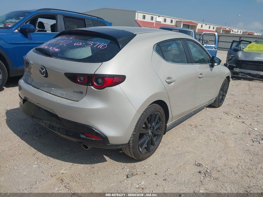 2025 Mazda 3 VIN JM1BPAKM3S1753710 IAAI salvage auction — FRONT END, Salvage Title, sold $13,500 on 2026-08-06 (photo 4)