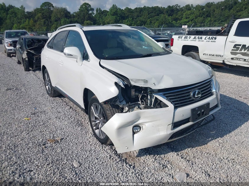 2015 Lexus Rx VIN 2T2ZK1BA4FC197942 IAAI salvage auction — FRONT END, Wait Title, sold $6,750 on 2026-08-29 (photo 1)