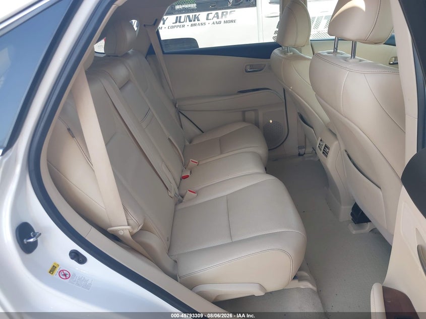2015 Lexus Rx VIN 2T2ZK1BA4FC197942 IAAI salvage auction — FRONT END, Wait Title, sold $6,750 on 2026-08-29 (photo 8)