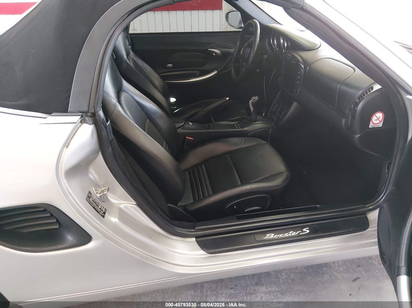 2002 Porsche Boxster VIN WP0CB29892U663624 IAAI salvage auction — REAR END, Rebuildable (Florida), sold $1,700 on 2026-08-19 (photo 5)