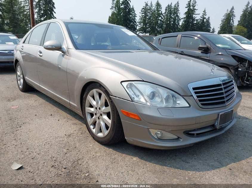 2007 Mercedes-benz S class VIN WDDNG71X87A050886 IAAI salvage auction — NORMAL WEAR, Affidavit In Lieu Of Title - Non-Public (Washington), sold $1,375 on 2026-08-12 (photo 6)