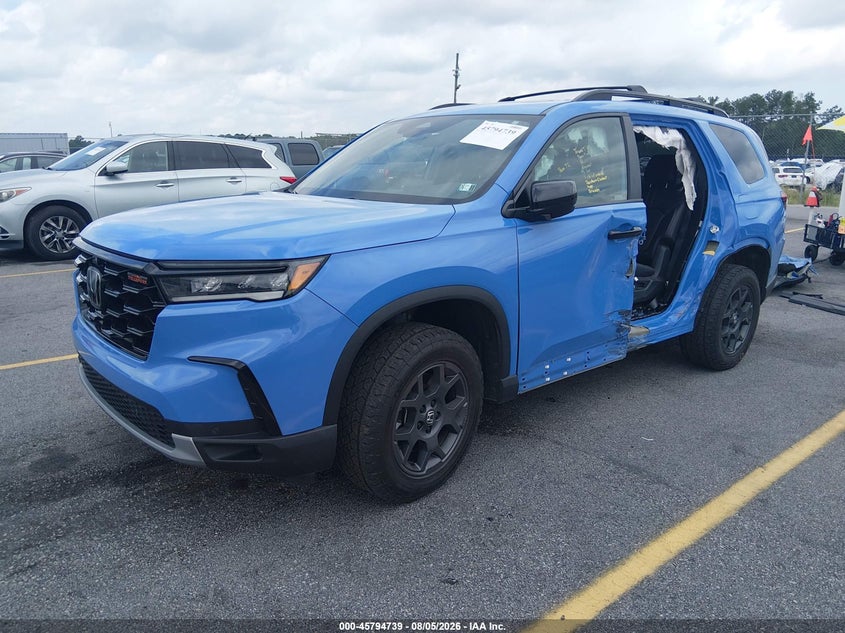 2024 Honda Pilot VIN 5FNYG1H61RB012539 IAAI salvage auction — LEFT SIDE, Salvage (South Carolina), sold $14,800 on 2026-09-02 (photo 2)