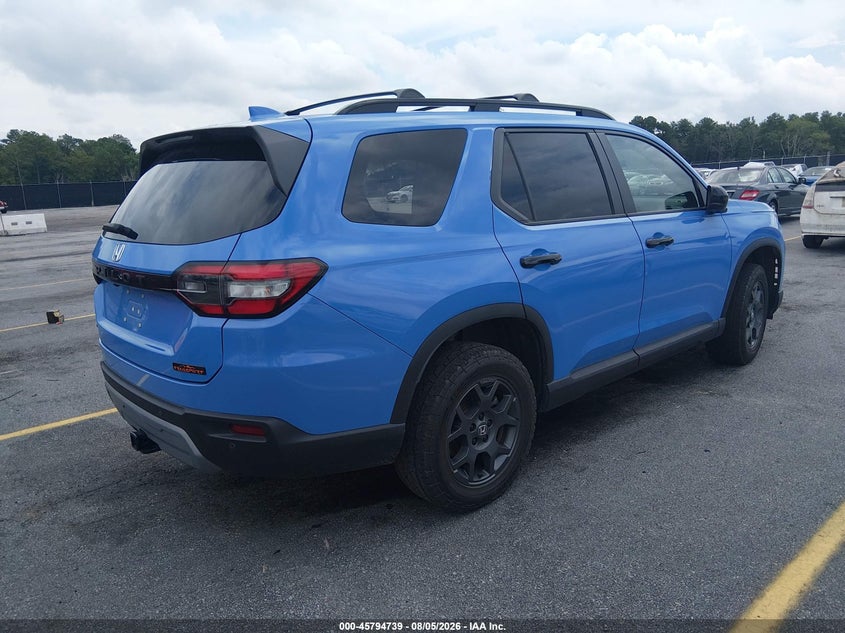 2024 Honda Pilot VIN 5FNYG1H61RB012539 IAAI salvage auction — LEFT SIDE, Salvage (South Carolina), sold $14,800 on 2026-09-02 (photo 4)