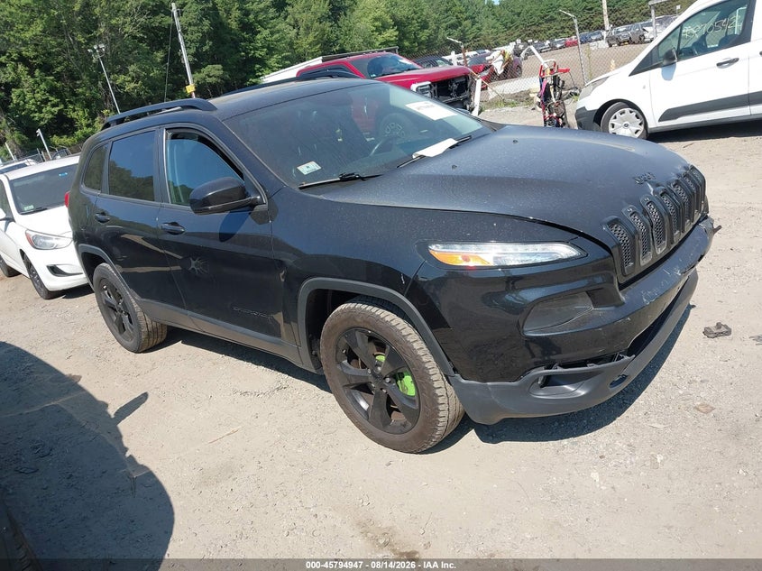 2016 Jeep Cherokee VIN 1C4PJMDS0GW333756 IAAI salvage auction — FRONT END, Clear (Massachusetts), sold $1,150 on 2026-08-20 (photo 1)