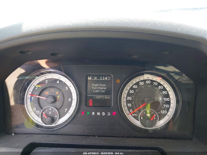 2015 Ram 1500 VIN 1C6RR7FT7FS513371 IAAI salvage auction — REAR END, Clear (Indiana), sold $5,900 on 2026-08-30 (photo 7)