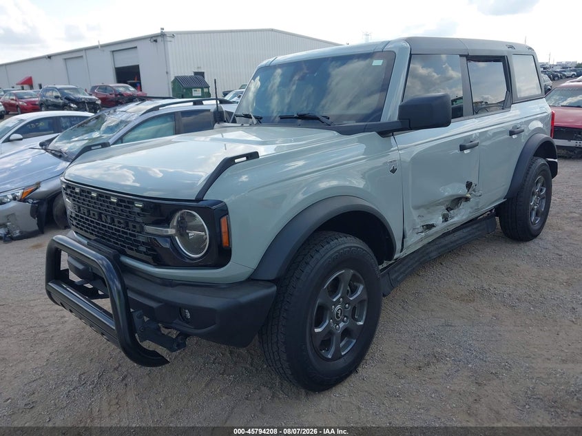 2021 Ford Bronco VIN 1FMDE5BHXMLA84122 IAAI salvage auction — LEFT SIDE, Salvage Title, sold $17,150 on 2026-09-09 (photo 2)