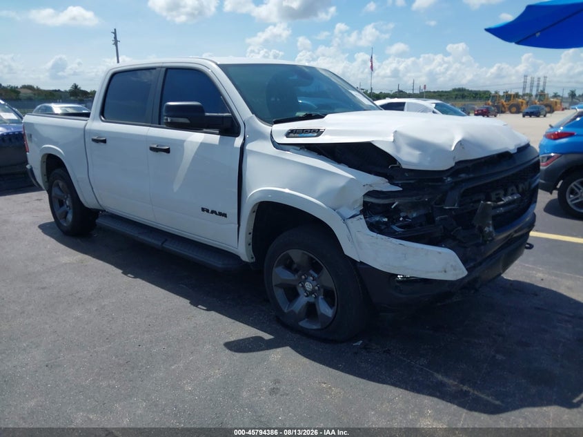 2023 Ram 1500 VIN 1C6SRFFT3PN536187 IAAI salvage auction — RIGHT FRONT, Wait Title, sold $9,500 on 2026-08-31 (photo 1)