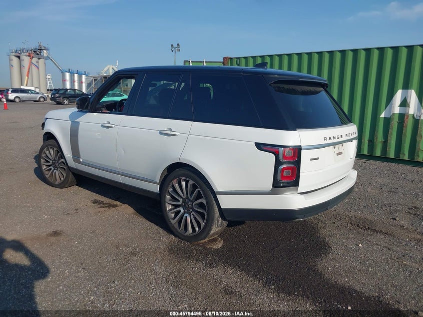 2019 Land rover RANGE ROVER VIN SALGV2RE2KA545116 IAAI salvage auction — FRONT END, Mv-907A (New York), sold $14,200 on 2026-08-21 (photo 3)