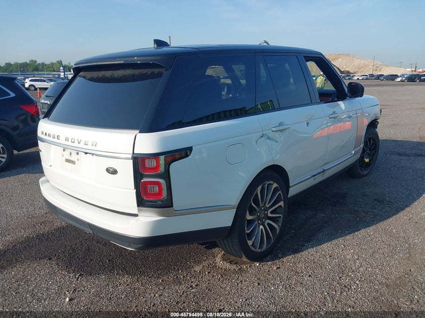 2019 Land rover RANGE ROVER VIN SALGV2RE2KA545116 IAAI salvage auction — FRONT END, Mv-907A (New York), sold $14,200 on 2026-08-21 (photo 4)