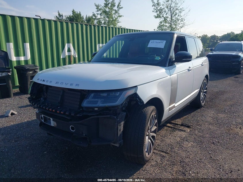 2019 Land rover RANGE ROVER VIN SALGV2RE2KA545116 IAAI salvage auction — FRONT END, Mv-907A (New York), sold $14,200 on 2026-08-21 (photo 6)