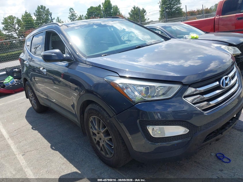 2014 Hyundai Santa fe VIN 5XYZU3LB8EG150644 IAAI salvage auction — FRONT END, Salvage Title, sold $1,400 on 2026-08-27 (photo 1)