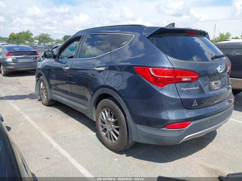 2014 Hyundai Santa fe VIN 5XYZU3LB8EG150644 IAAI salvage auction — FRONT END, Salvage Title, sold $1,400 on 2026-08-27 (photo 3)