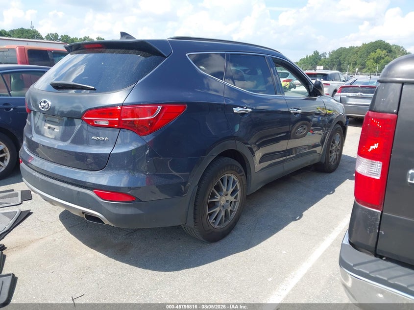 2014 Hyundai Santa fe VIN 5XYZU3LB8EG150644 IAAI salvage auction — FRONT END, Salvage Title, sold $1,400 on 2026-08-27 (photo 4)