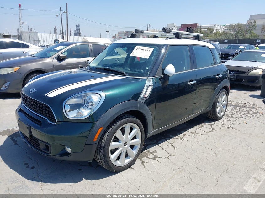 2012 Mini Cooper VIN WMWZC3C55CWL82810 IAAI salvage auction — NORMAL WEAR, Clear - Dealer Only (California), sold $2,400 on 2026-08-12 (photo 2)