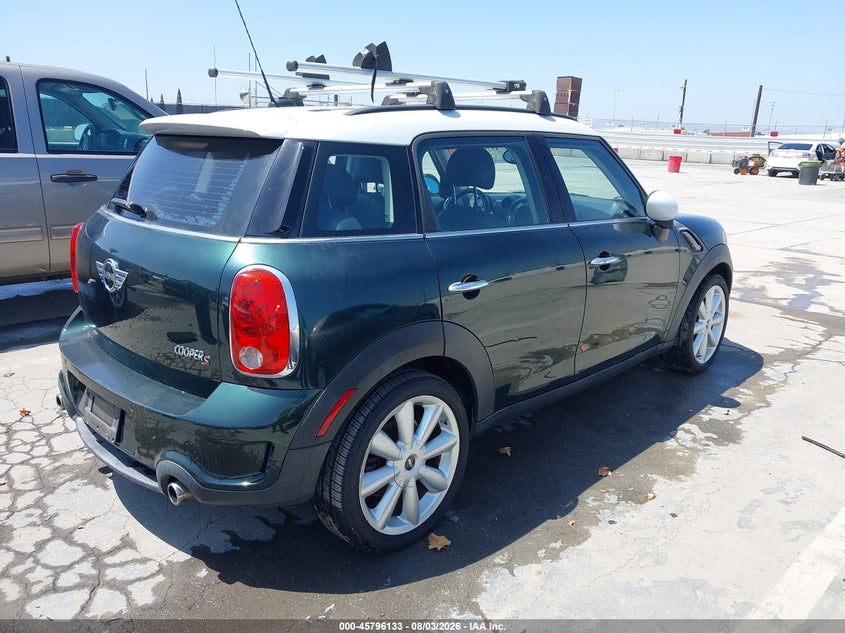 2012 Mini Cooper VIN WMWZC3C55CWL82810 IAAI salvage auction — NORMAL WEAR, Clear - Dealer Only (California), sold $2,400 on 2026-08-12 (photo 4)