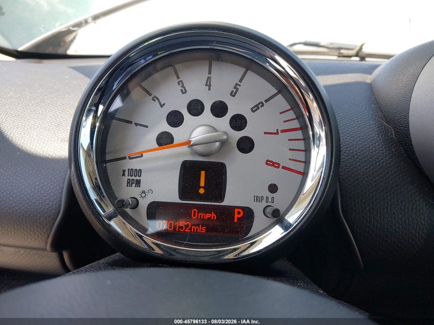 2012 Mini Cooper VIN WMWZC3C55CWL82810 IAAI salvage auction — NORMAL WEAR, Clear - Dealer Only (California), sold $2,400 on 2026-08-12 (photo 7)