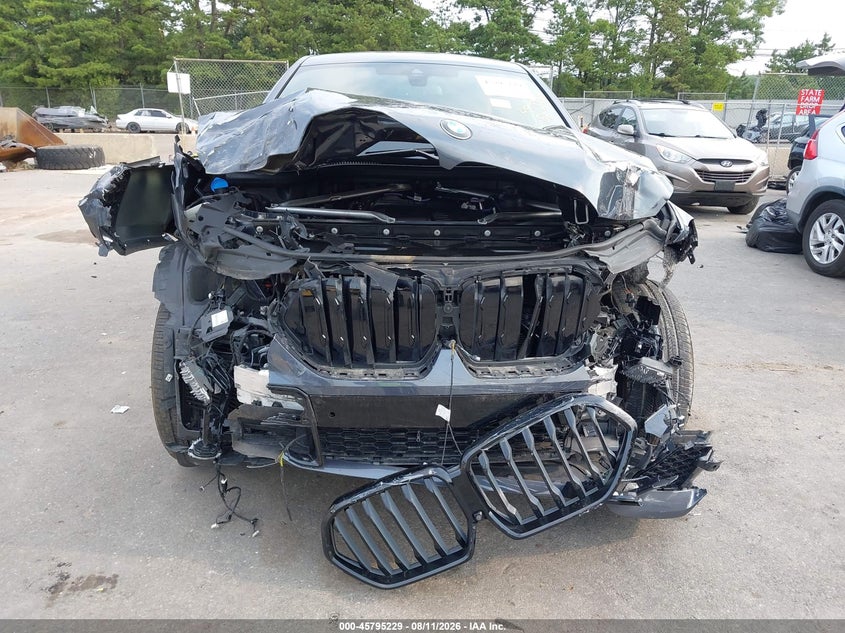 2022 BMW X6 VIN 5UXCY6C01N9M56837 IAAI salvage auction — Front End, Mv-907A (New York), sold $22,900 on 2026-09-04 (photo 6)