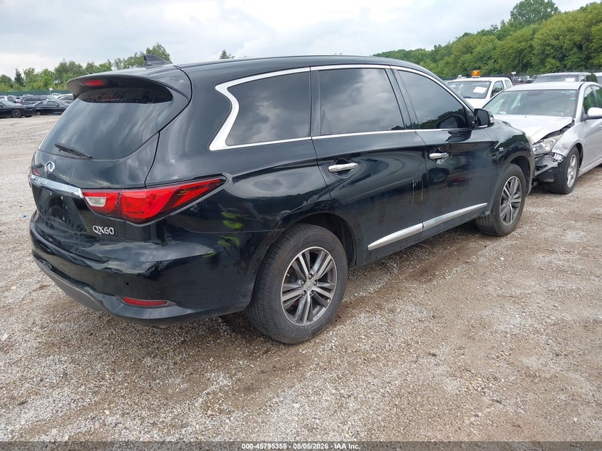 2016 Infiniti Qx60 VIN 5N1AL0MN9GC511650 IAAI salvage auction — ROOF, Clear (Illinois), sold $900 on 2026-08-31 (photo 4)