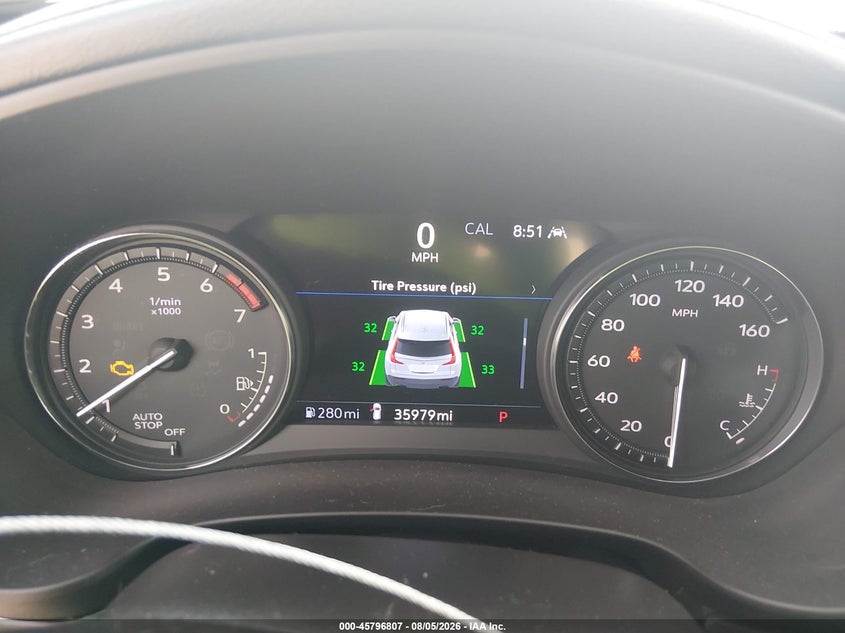 2023 Cadillac Xt4 VIN 1GYFZCR48PF165478 IAAI salvage auction — FRONT END, Wait Title, sold $0 on 2026-09-23 (photo 7)