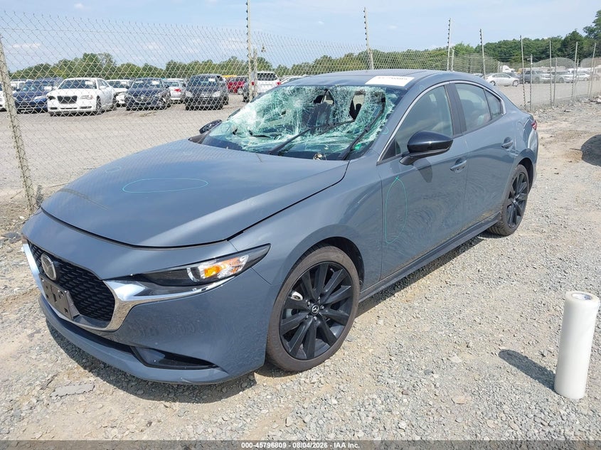 2022 Mazda 3 VIN 3MZBPACL9NM318037 IAAI salvage auction — STORM DAMAGE, Wait Title, sold $4,450 on 2026-09-02 (photo 2)