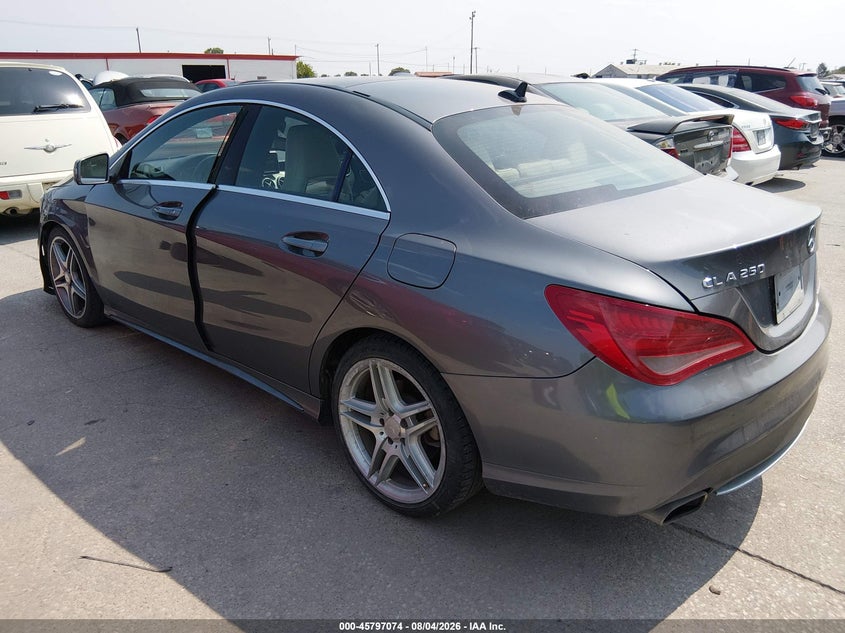 2014 Mercedes-benz Cla-klasse VIN WDDSJ4EB5EN034703 IAAI salvage auction — FRONT END, Original (Texas), sold $1,725 on 2026-08-10 (photo 3)
