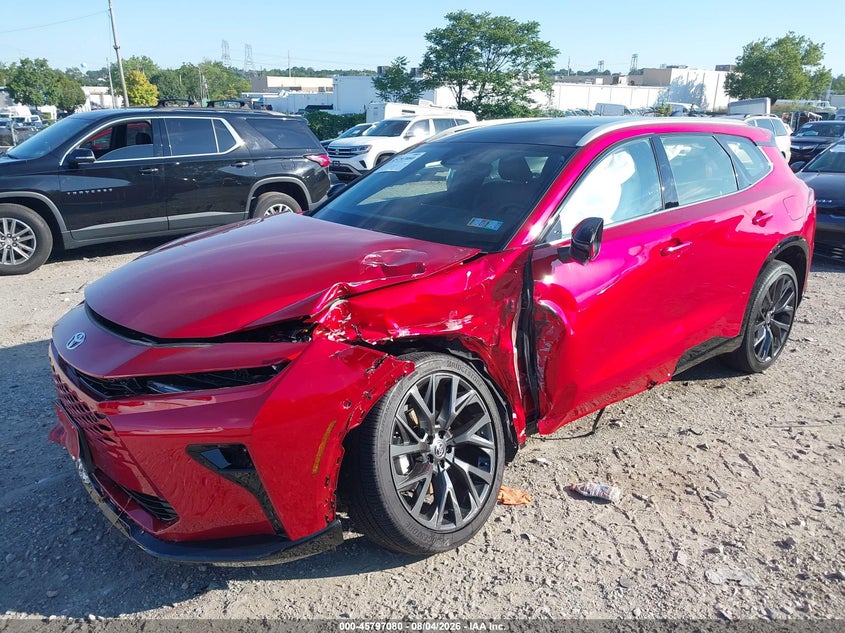2026 Toyota Crown signia VIN JTDACAAJ2T3036980 IAAI salvage auction — LEFT FRONT, Salvage Title, sold $13,200 on 2026-08-28 (photo 2)