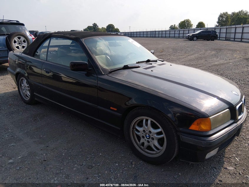 1997 BMW 3 series VIN WBABK8325VEY85124 IAAI salvage auction — NORMAL WEAR, Clear (Arkansas), sold $650 on 2026-08-22 (photo 1)