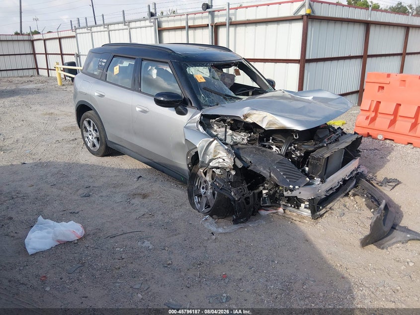 2026 Mini Countryman VIN WMZ23GA09T7V28588 IAAI salvage auction — FRONT END, Certificate Of Destruction (Florida), sold $2,350 on 2026-08-12 (photo 1)
