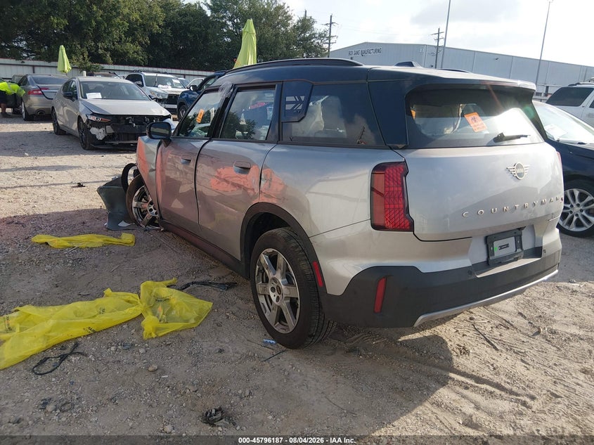 2026 Mini Countryman VIN WMZ23GA09T7V28588 IAAI salvage auction — FRONT END, Certificate Of Destruction (Florida), sold $2,350 on 2026-08-12 (photo 3)