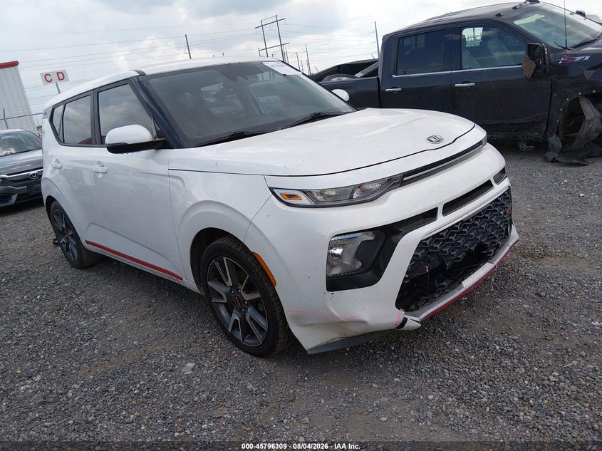 2020 Kia Soul VIN KNDJ63AU2L7091242 IAAI salvage auction — FRONT END, Salvage (Louisiana), sold $2,050 on 2026-09-16 (photo 1)