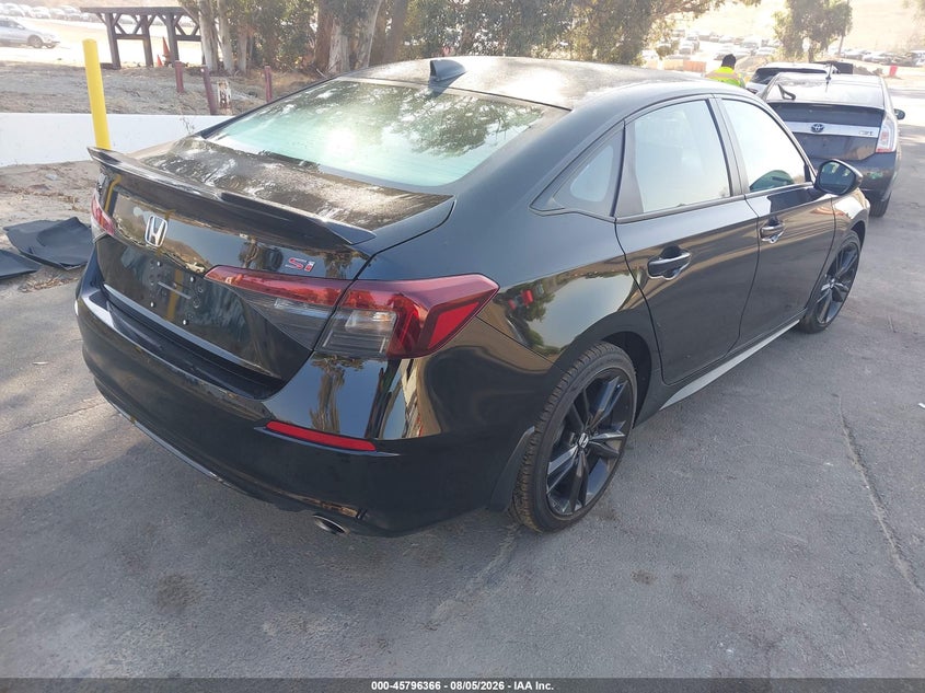 2026 Honda Civic VIN 2HGFE1E56TH475756 IAAI salvage auction — LEFT SIDE, Salvage Title, sold $10,775 on 2026-08-25 (photo 4)