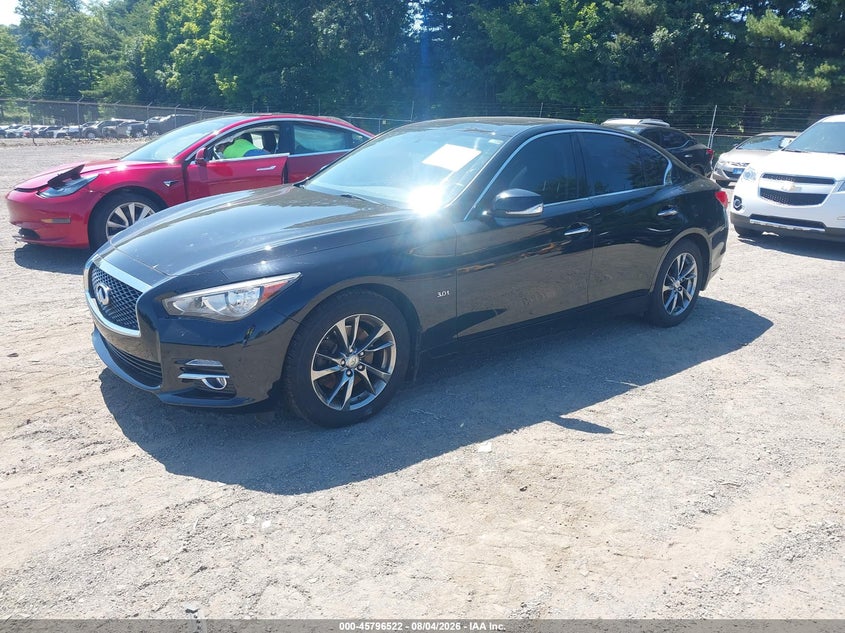 2017 Infiniti Q50 VIN JN1EV7ARXHM840050 IAAI salvage auction — UNKNOWN, Salvage Title, sold $2,450 on 2026-08-19 (photo 2)